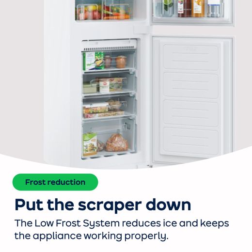 Candy Fridge Freezer - White - AO Annotation - Low Frost